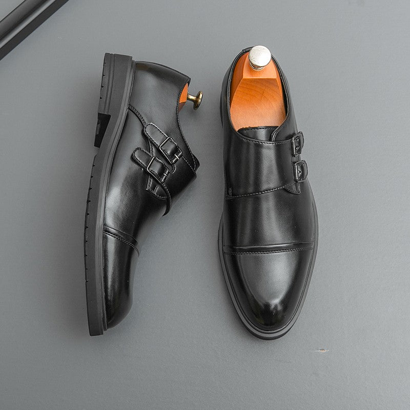 Brand New Men's Pointed Comfortable Business Banquet Oxford Shoes Fashion Spring Men's Breathable Casual Wedding Leather Shoes
