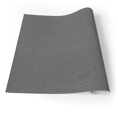One Way Perforated Film  Self Adhesive Suitable for Cars Headlight Tint Perforated Black Vinyl Film Sticker Privacy Window Film