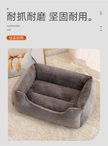 Almofadas de Gato Macias para Todas as Estações, Quentes de Inverno, para Camas de Gato e Cachorro, Laváveis e Resistentes a Mordidas, Almofadas Pequenas, Médias e Grandes para Cama de Cachorro