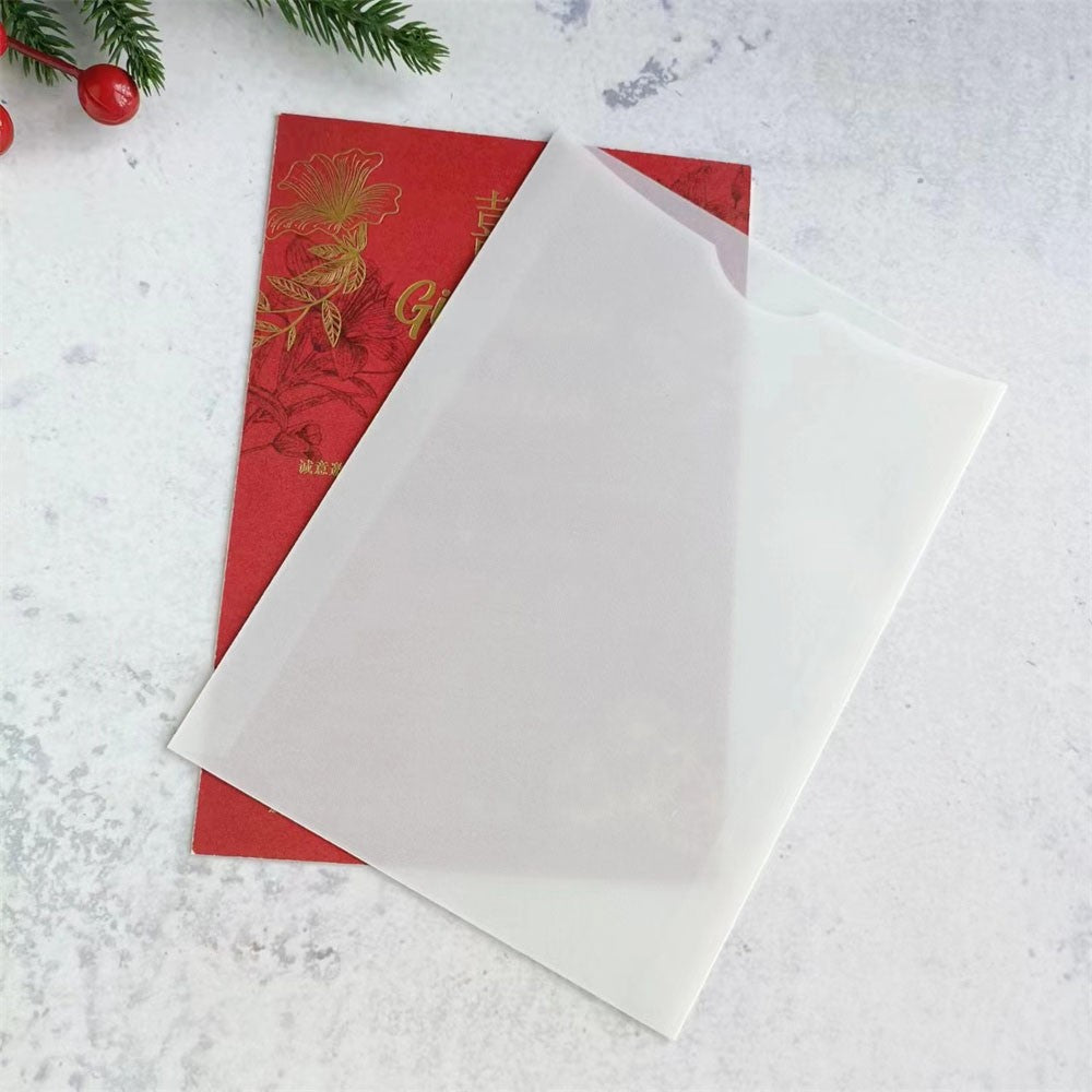 Customized Invitation Envelope, Personalized Wedding Card Holder, Blank Pocket Envelop 50 Sets