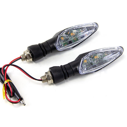 Luzes de LED Universais para Seta de Moto à Prova d'Água Indicador de Advertência Lâmpada de Seta Piscas de Moto Scooter Iluminação