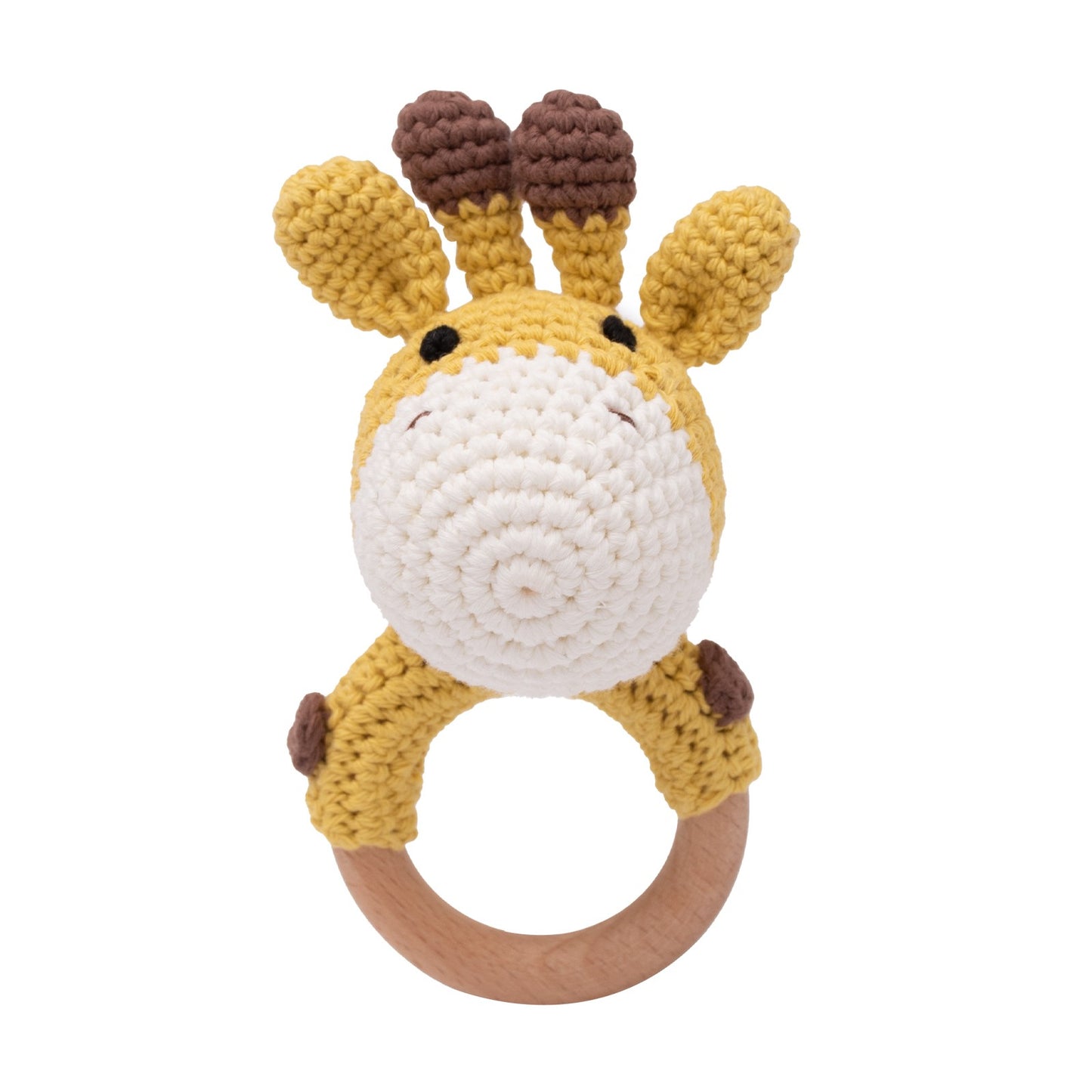Brinquedos de Crochê para Bebês Chocalho de Animal Desenho Animado Chocalhos Musicais para Bebês Chocalho de Dentista Kawaii Brinquedo de Bebê 0-12 Meses Brinquedos Montessori