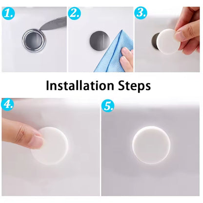 Wash Basin Overflow Cover Kitchen Bathroom Sink Hole Wash Basin Plug Water Level Rise Overflow Water Plug Bathroom Accessories