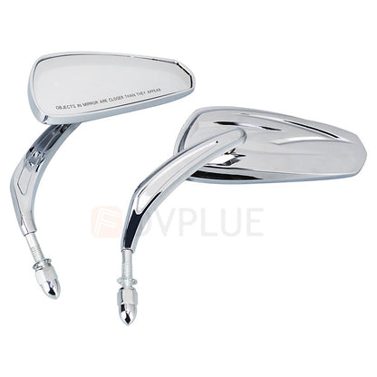 Espelhos retrovisores de motocicleta universais para Harley Touring Road Street Glide Electra Glide Sportster Iron 883 softail 1982-2024