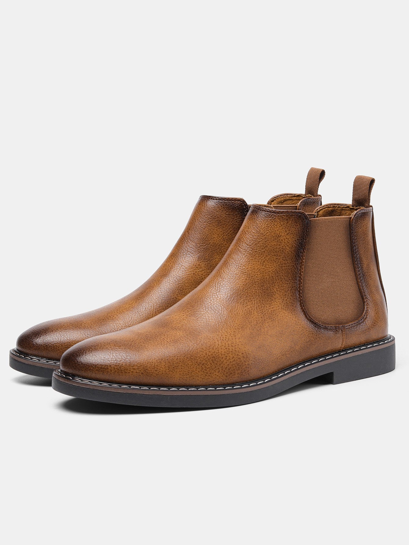 40~46 Botas Masculinas Chelsea Boots Marca Retrô Confortável Moda Masculina