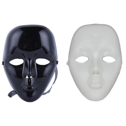 New Plastic Full Face Masks Street Dance Mask Masquerade Dance Mask Halloween Street Dance Mask For Cosplay Party Props