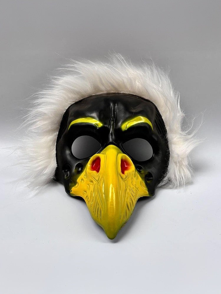 Halloween Cosplay Scary Eagle Face Mask NPC Funny Prank Scare Headgear For Party Ball Costume Prop Ideal For Halloween