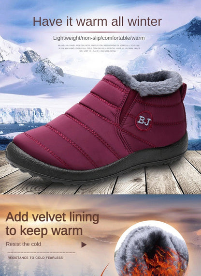 Botas Masculinas de Neve para Área Externa Sapatos Masculinos Botas de Inverno Masculinas Botas de Caminhada Cano Curto Botas Impermeáveis Masculinas Sapatos de Trabalho Calçados