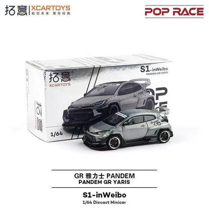 POP RACE 1/64 Porsche RWB Skyline GTR PANDEM DATSUN Mazda RX7 Toyota Coleção de Carros Miniatura de Liga Fundida em Vitrine