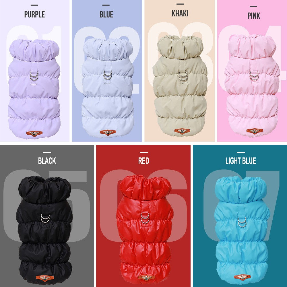 Roupas de Cachorro Macias e Quentes, Casaco/Colete Acolchoado de Inverno para Cães Pequenos e Médios, Gatos, Chihuahua, Bulldog Francês, Poodle, Roupa para Pets