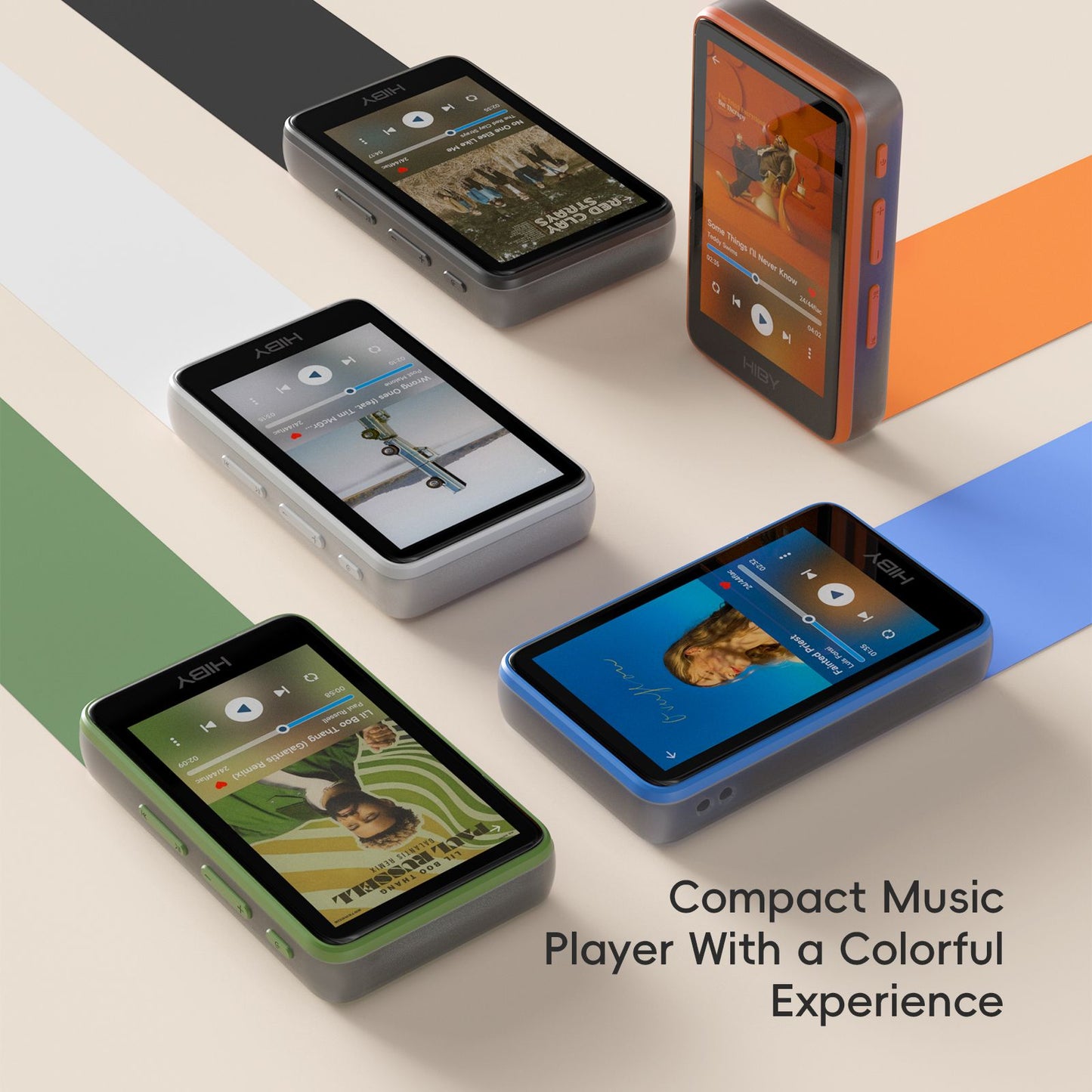 Reprodutor de Áudio HiBy R1 HiFi MP3 USB DAC WiFi Bluetooth 5.1 DSD256 PCM384kHz/32bit X1600E CS43131 MSEB Rádio Web Saída 3.5mm