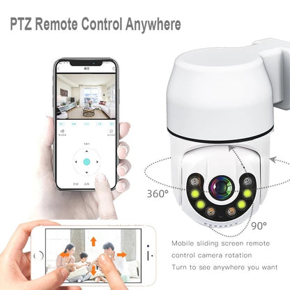 Tuya PTZ IP Camera Wireless Human Auto Tracking Cctv Security Surveillance Smart Cloud Color Night Vision Wifi Home Cam