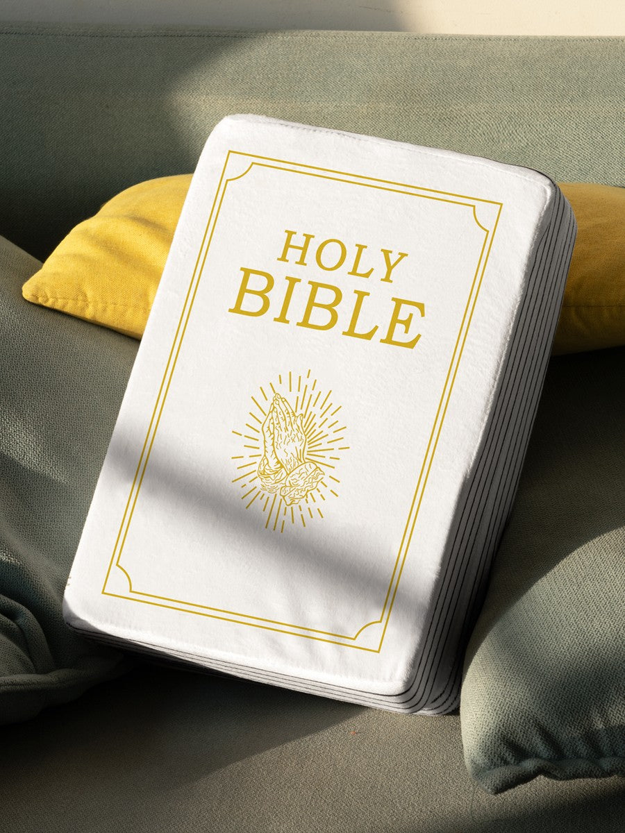 Mark 16 White Cutest Bible Memory Foam Pillow with Bible Throw Pillow Learn the valuable lesson Learn the valuable lesson