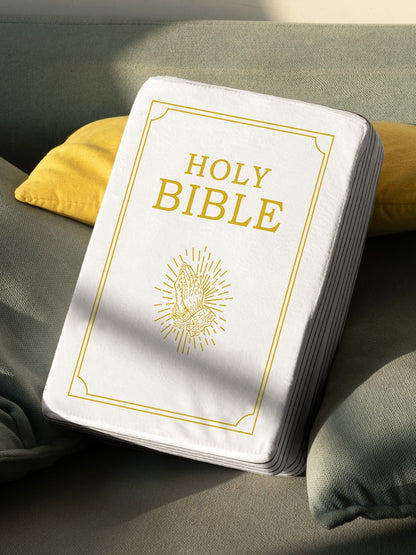 Mark 16 White Cutest Bible Memory Foam Pillow with Bible Throw Pillow Learn the valuable lesson Learn the valuable lesson