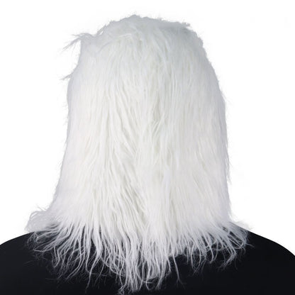 Realistic Bald Eagle Latex Mask White Eagle Bird Head Full Head Costume Mask for Halloween Carnival Cosplay Party