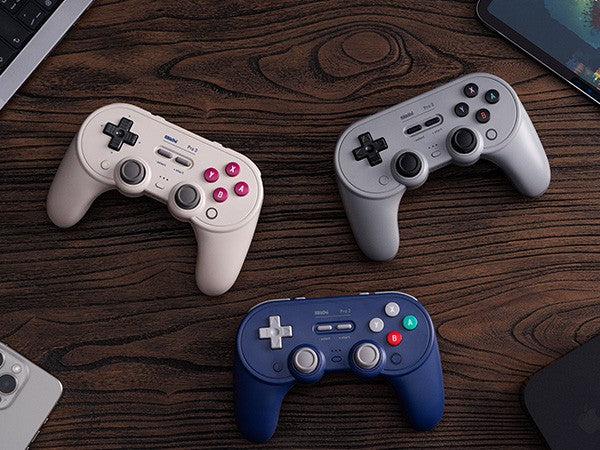 8BitDo Pro 3 Bluetooth Controller for Nintendo Switch 1/2 with TMR Joysticks, Charging Dock for Windows, Apple, SteamOS, Android