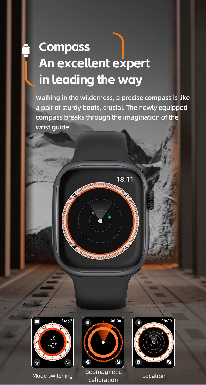 CD99 watch X 5G smartwatch 2.29inch AMOLED 5G LTE smart watch with 180 ° rotary camera GPS WiFi SIM card slot health monitoring