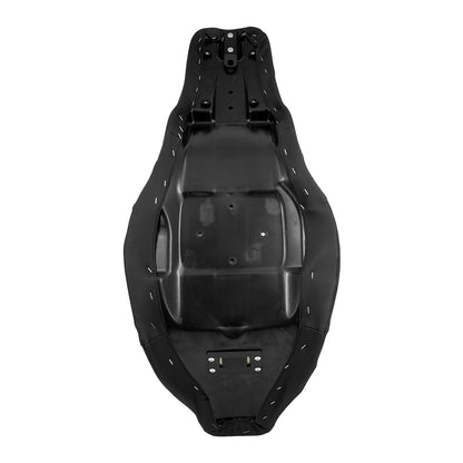 Almofada de Assento Duplo Dianteiro para Piloto Traseiro para Passageiro de Moto com Encosto para Harley Touring Road King FLTRX FLHTK Ultra 09-2023