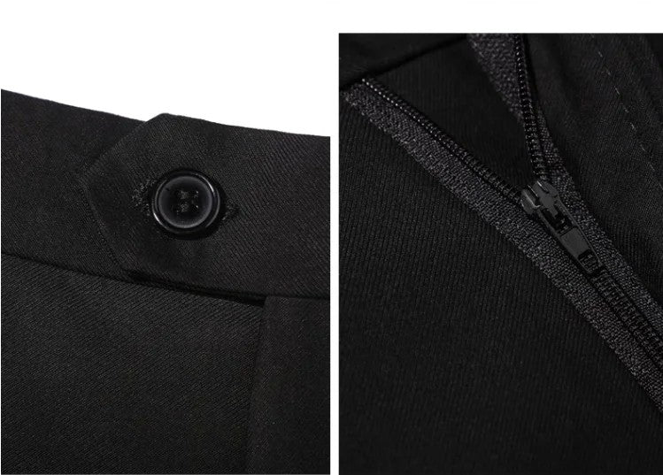Men's M-10XL Spring New Wedding Fashion Handsome Suit Business Cargo Trousers plus Size Two Sets Fat Friendly Clothing
