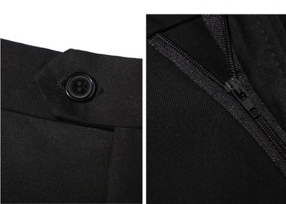Men's M-10XL Spring New Wedding Fashion Handsome Suit Business Cargo Trousers plus Size Two Sets Fat Friendly Clothing
