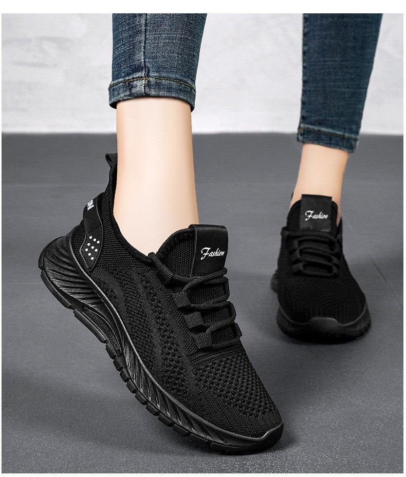 ?Sapatos Femininos Verão 2025 Tênis Casual Malha Respirável Leve Acessível Frete Grátis?