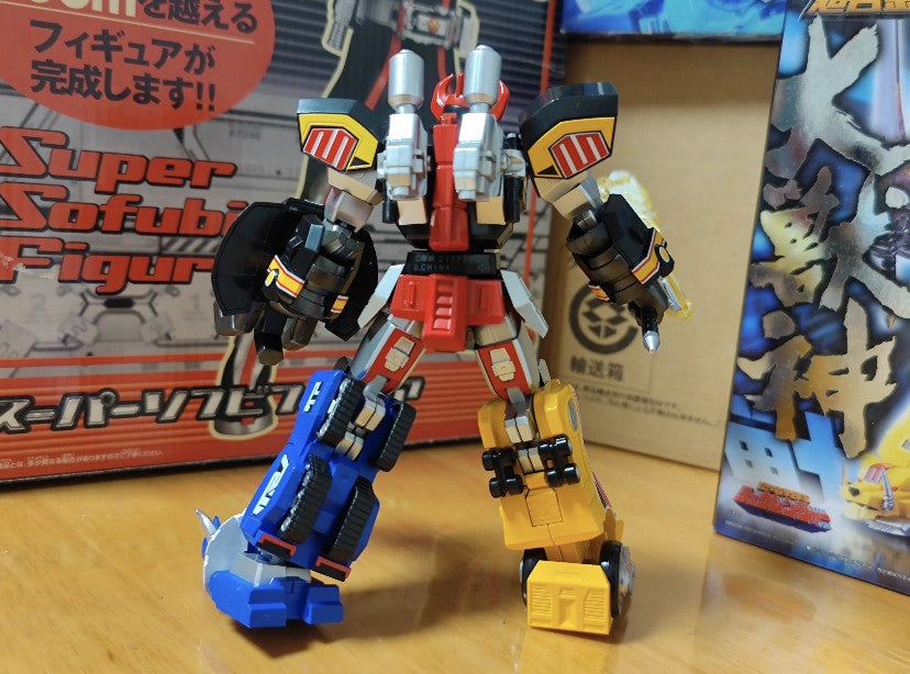Em Estoque Bandai Dx Mighty Morphin Power Rangers Anime Daizyuzin Action Figures Kyoryu Sentai Zyuranger Modelo Brinquedos Infantis Presentes