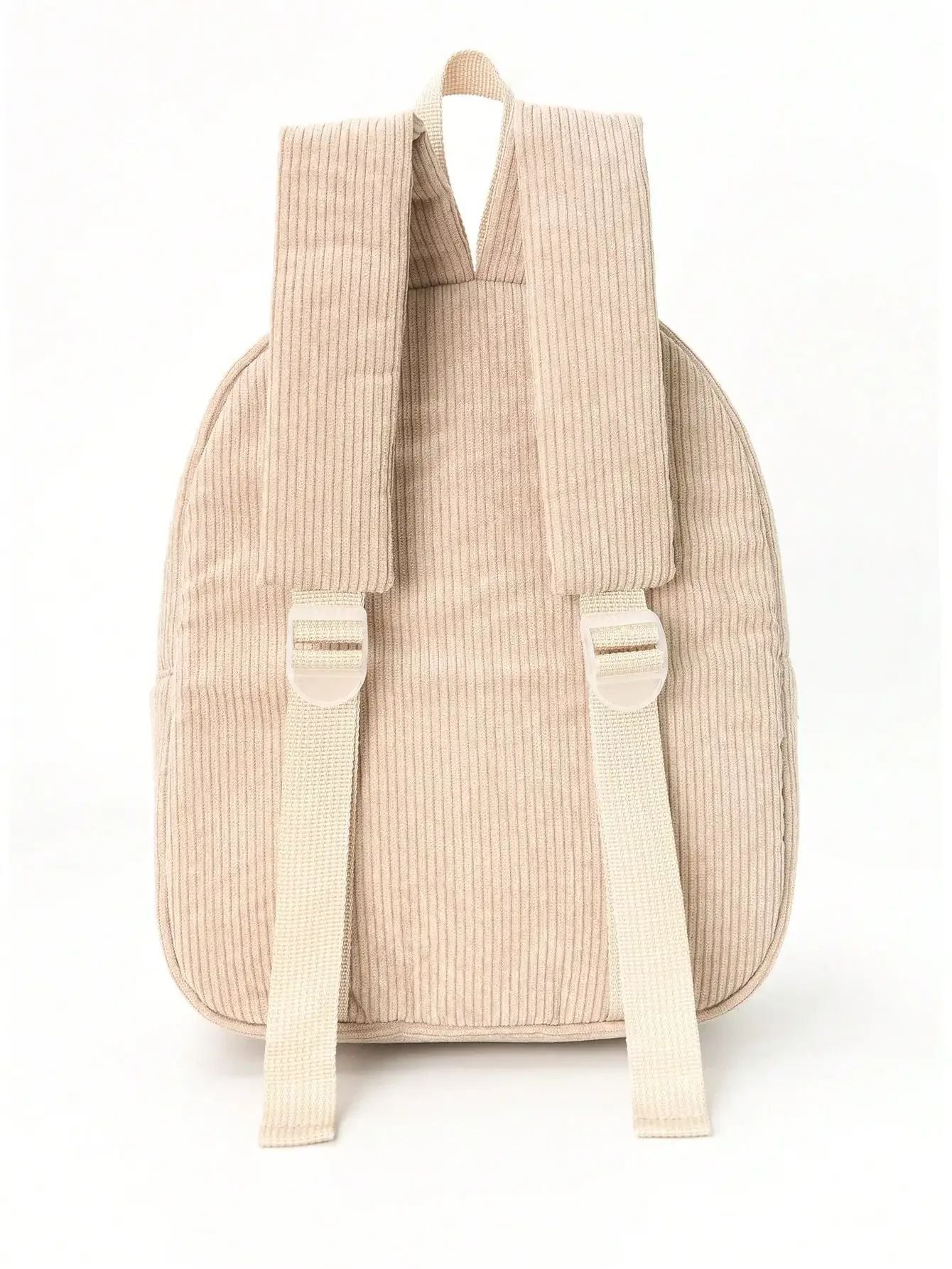 Cute Cartoon Bear Embroidered Corduroy Children's Backpack Suitable for Boys and Girls Kindergarten Elementary School Gifts