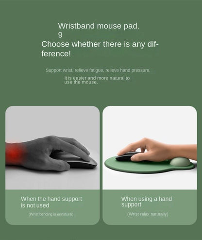 Mouse Pad com Suporte de Punho Gradiente, Tapete de Rato Antiderrapante, Mousepad Macio com Apoio de Punho, Mouse Pad de Silicone para Computador