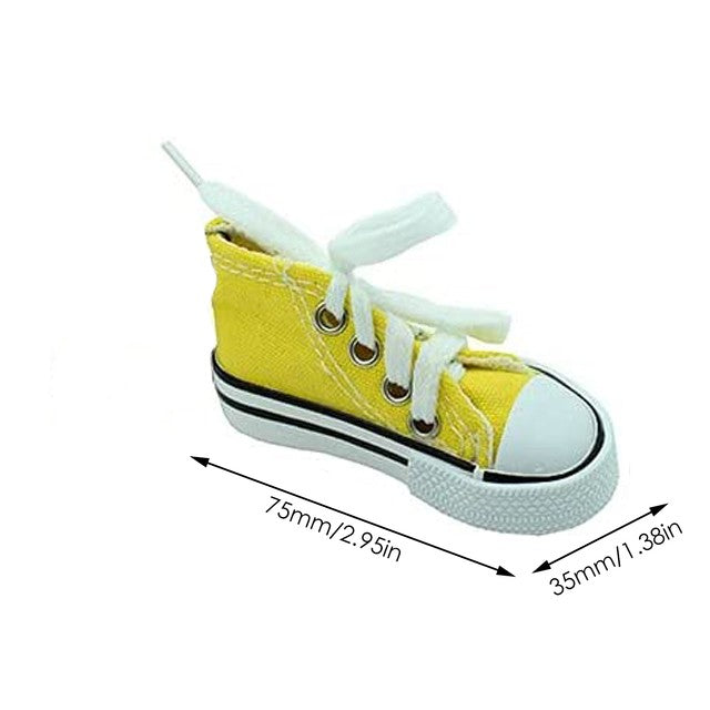Patinho Engraçado de Apoio Lateral de Moto Mini Sapato Bicicleta Suporte de Pé Moto Cavalete 7,5cm Acessórios de Brinquedo