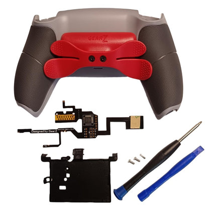 GearZ Back Paddles Programmable Remap Kit for PS5 Controller BDM-030/040/050, Upgrade Board Back Shell Back Button