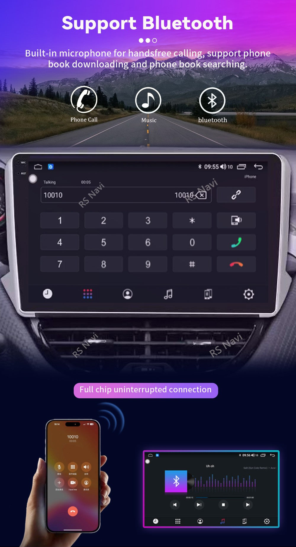 Android 15 Navigation Multimedia Player For Peugeot 2008 208 Series 2012 2013 2014 - 2018 Carplay Auto Stereo BT video Car radio