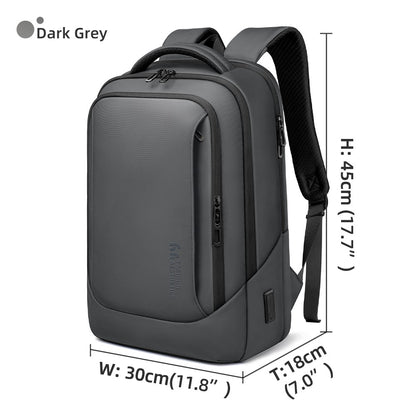 HK Men's Designer Laptop Bag Waterproof School Bags for College Boys Male Business Sports Travel Backpack Men With USB Charging