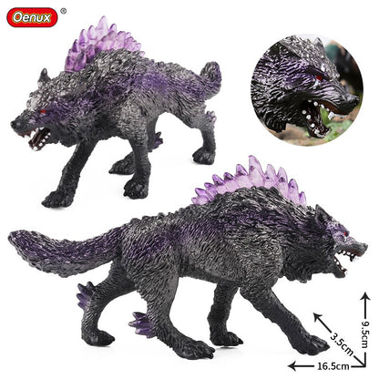Oenux Simulação Dinossauro Dragão Tartarugas Touro de Fogo Orangotango Golem de Magma Modelo Animal Figuras de Ação Coleção de PVC Brinquedo Infantil Presente