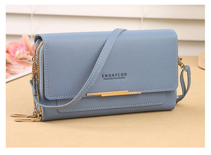 2024 New Women's Wallet Korean Multifunctional Shoulder Bag Mid-length Clutch Coin Purse