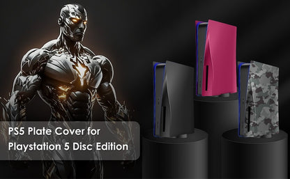 PS5 Faceplate Case Cover Customized PS5 Plate for Disc PlayStation 5 Console Hard Shell Skin Replacement Cover Plates for PS5