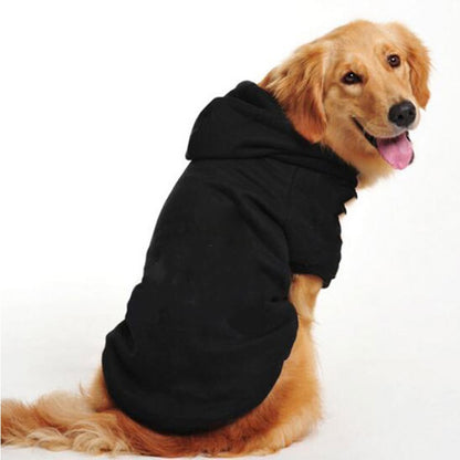 Casaco Jaqueta Sólida Moletom com Capuz para Cães Roupas para Cães Pequenos, Médios e Grandes Labrador Bulldog Francês Yorkshire Roupa S-9GG