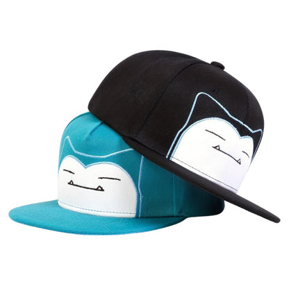 Pokemon Kawaii Anime Figures Pikachu Squirtle Bulbasaur Snorlax Mew Snorlax Adjustable Cosplay Hip Hop Baseball Cap Cartoon Hats