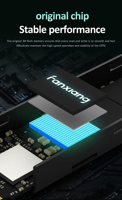 Fanxiang S660/S770/S880 SSD NVMe M2 PCIe4.0x4 1TB 2TB 4TB Unidade de Estado Sólido Interna para PlayStation5/PS5 SSD de Desktop
