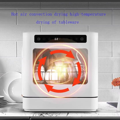 Desktop dishwasher, household fully automatic disinfection, drying sink, energy-saving, water-saving, strong cleaning