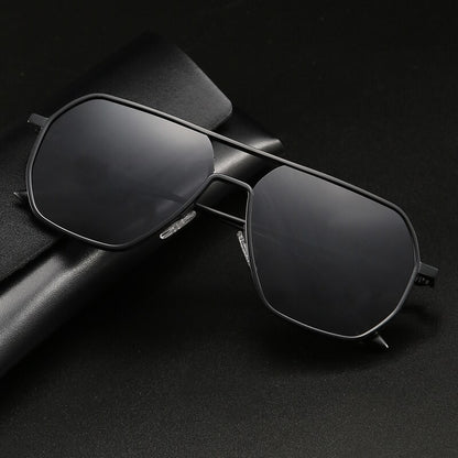 Óculos de Sol Retrô Masculino Grife Designer Alta Qualidade Armação de Metal Óculos de Sol de Proteção para Dirigir Óculos UV400