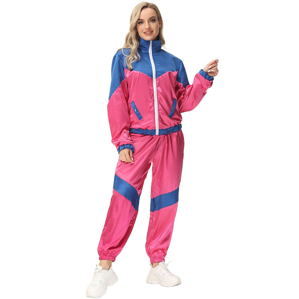 Halloween Couples Hippie Costumes for Women Male Vintage 70s 80s Rock Disco Cosplay Outfits Hip Hop Disco Hippie Costume