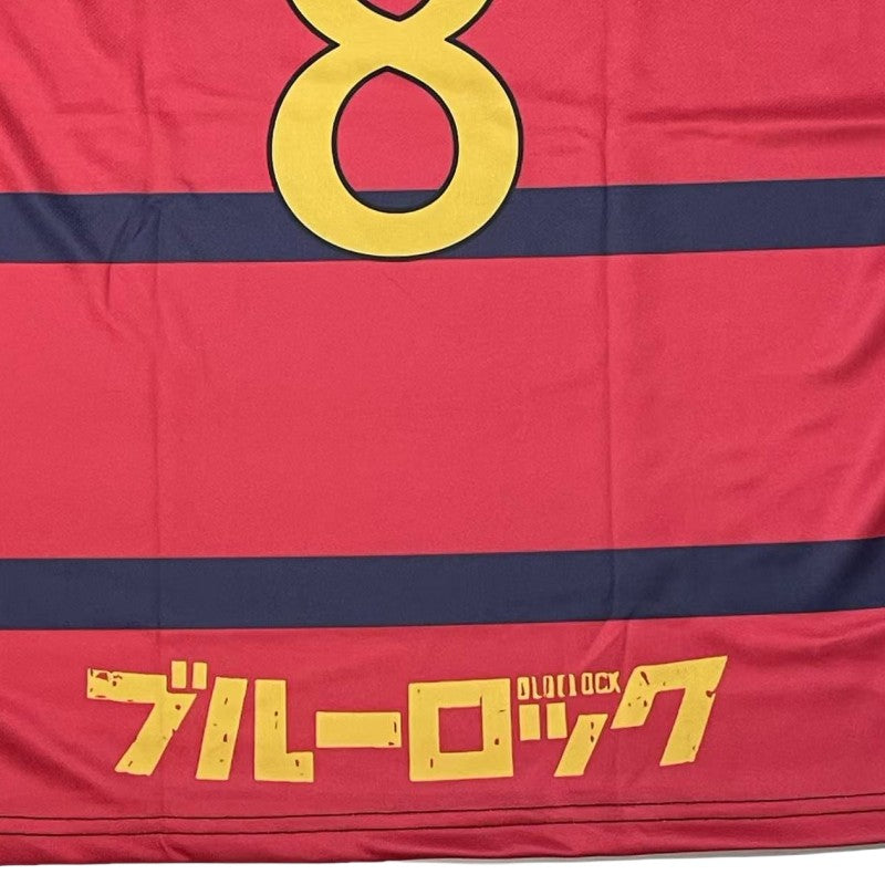 Anime Bachira Shirt Cosplay Costumes FC Barcha Team Football Jersey Meguru Bachira Shirts Shorts Set 3D Printing
