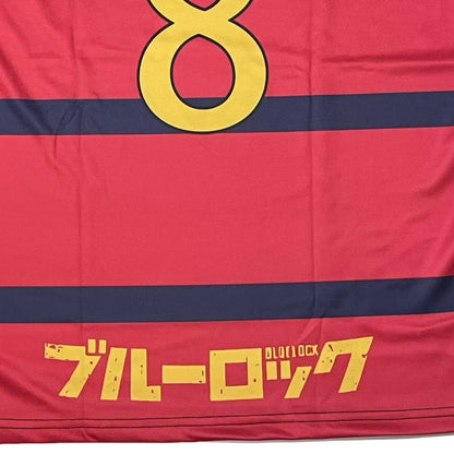 Anime Bachira Shirt Cosplay Costumes FC Barcha Team Football Jersey Meguru Bachira Shirts Shorts Set 3D Printing