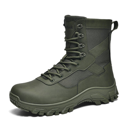 Botas impermeáveis de alta qualidade para homens grandes para caminhadas e treinamento em campo de batalha ao ar livre no outono de 2025