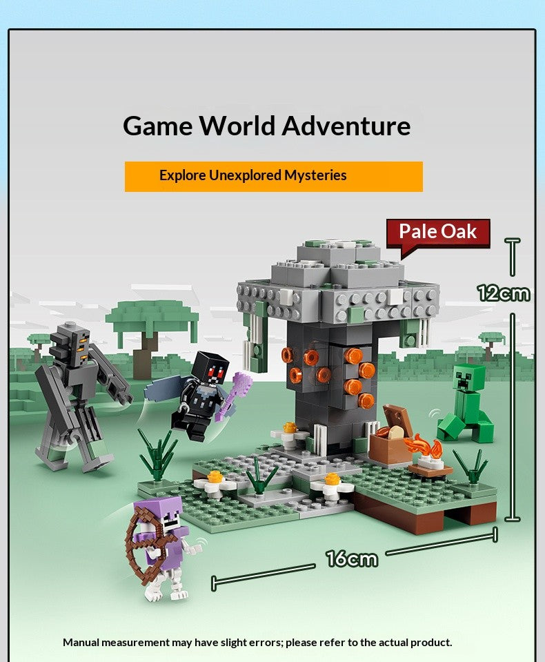 LEGO Minecraft série 21586 Jardim Pálido bloco de montar de brinquedo quebra-cabeça infantil de presente