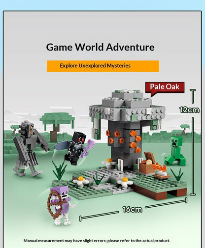 LEGO Minecraft série 21586 Jardim Pálido bloco de montar de brinquedo quebra-cabeça infantil de presente
