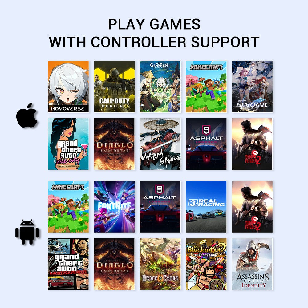 GameSir X5 Lite Type-C Wired Mobile Game Controller with Hall Effect Joystick for iphone 15/ Android/ipd mini/Y700