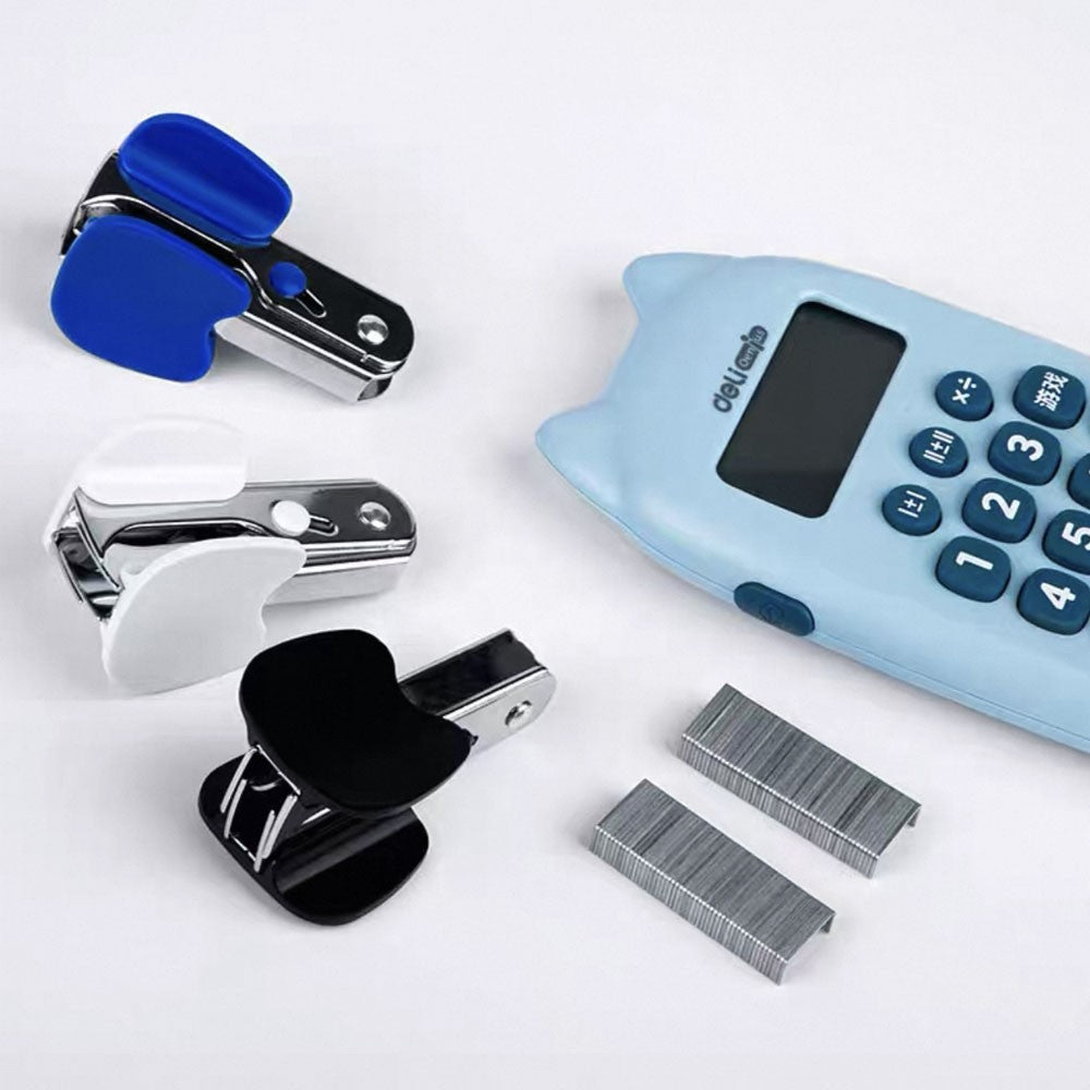 1PC Professional Staple Remover, Mini Portable Carrying Lock, Suitable for School, Office and Home (Random Color)