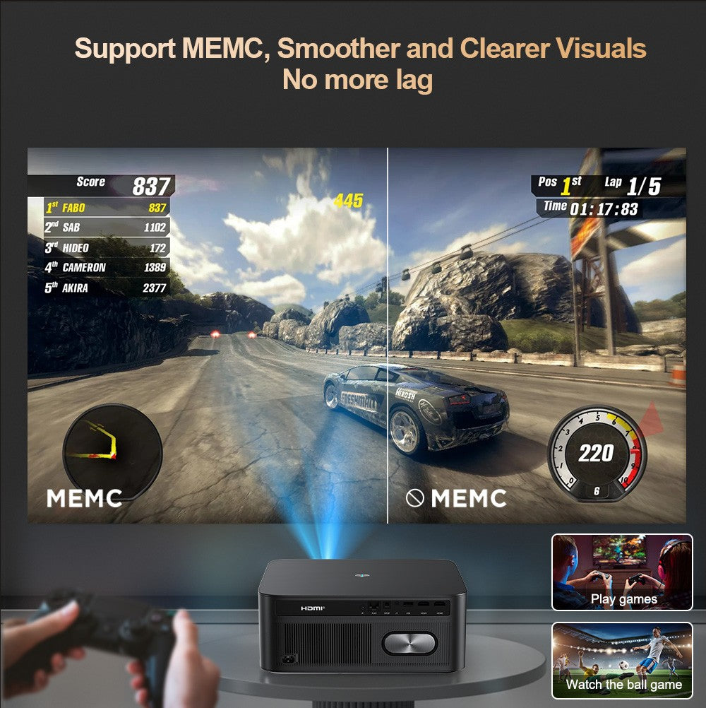 Projetor Portátil ThundeaL TD98Pro 2K 4K Full HD para Filmes e Jogos TD98 Pro 2G 32G Home Theater de Vídeo WiFi Projetor Android