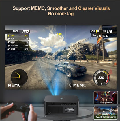 Projetor Portátil ThundeaL TD98Pro 2K 4K Full HD para Filmes e Jogos TD98 Pro 2G 32G Home Theater de Vídeo WiFi Projetor Android